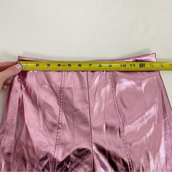 Song of Style Masha Pant in Metallic Pink Size S - Picture 11 of 13